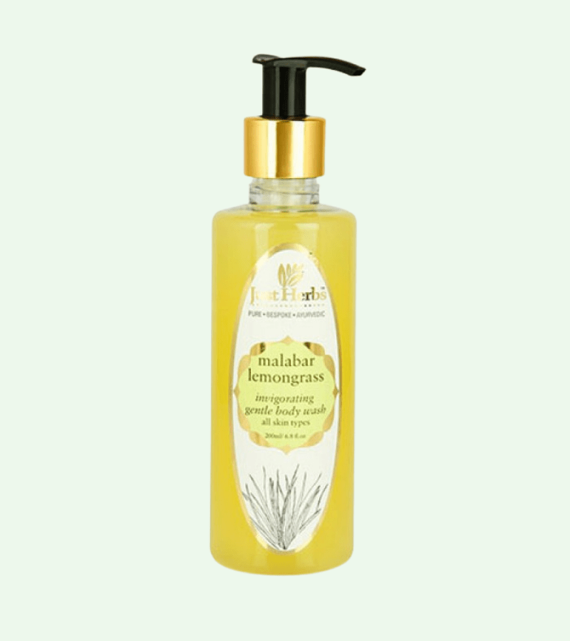 Just Herbs Malabar Lemongrass - Invigorating Body Wash